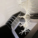 Axyaa LED Chandelier: Modern Nordic Design for Living, Dining, Kitchen, Office Ceiling Decor