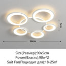 Axyaa Ring LED Ceiling Light for Home Decoration in Living Room, Bedroom, and More