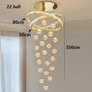 Axyaa LED Pendant Chandeliers for Living Room Staircase Indoor Lighting