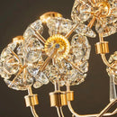 Axyaa Dandelion Crystal Chandelier: Modern Minimalist Luxe Lighting for Living Room, Bedroom, Dining Area