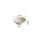 Axyaa Ceramic Irregular Edge Bowl Set - Creative Specialty Tableware