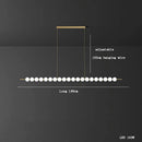 Axyaa LED Magic Bean Brass Ball Chandelier for Modern Living Room & Bar Counter