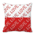 Heart Print Pillowcase for Home Decor by Axyaa - Love Cushion Cover