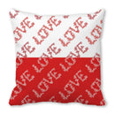 Heart Print Pillowcase for Home Decor by Axyaa - Love Cushion Cover