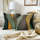 Colorful Wave Pattern Digital Print Cushion Cover for Sofa, Bedroom, Car by Axyaa
