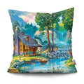 Axyaa Rustic Landscape Print Pillowcase