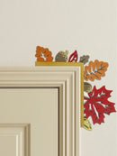 Fall Leaves Wooden Door Topper by Axyaa - Festive Home Decor