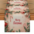 Axyaa Rustic Christmas Fir Table Runner for Dining Decorations and Events