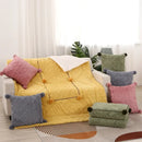 Axyaa Plush Pillow & Quilt Combo, Multifunctional 2-in-1 Autumn/Winter Bedding