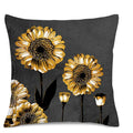 Axyaa Sunflowers & Lanterns Cushion Covers - Suitable for Sofa, Bedroom, Car