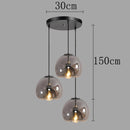 Axyaa Nordic Glass Pendant Light: Modern Luxury for Hotel, Coffee Shop, Restaurant, Bar