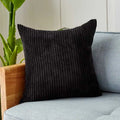 Soft Striped Velvet Corduroy Cushion Covers by Axyaa for Stylish Home Decor
