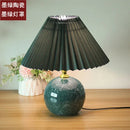 Axyaa Ceramic Desk Lamp Girl Bedroom Bedside Table Lamp Nordic Wedding Children's Room Gift
