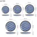 Axyaa Retro Ceramic Steak & Sushi Plate for Molecular Cuisine Tableware