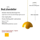 Axyaa Flower Bud Pendant Light: Nordic Design for Bedroom, Bar, or Restaurant