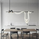 Axyaa Modern Minimalist Bar Pendant Light for Long Dining Table - Creative Art Design