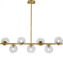Axyaa Glass Pendant Lights for Kitchen Island Dining Table Chandelier Bar Home Decor