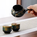 Axya High-End Kung Fu Tea Set: Bone Teapot & Tea Cup Set for 8 People