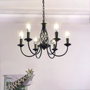Axyaa Candle Chandelier: Minimalist Atmosphere Lamp for Bar, Restaurant, Coffee Shop