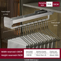 Axyaa Extendable Clothes Rail | Top Mount Wardrobe Hanger | Adjustable Trouser Organiser