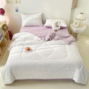 Axyaa Summer Cool Quilt Set: Breathable Thin Quilt Core Kit - Four Seasons