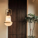 Axyaa Glass LED Pendant Light - Modern Nordic Minimalist Design - Small Size E14 Bulb