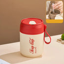 Axyaa Stainless Steel Thermal Lunch Box with Leak-Proof Design and Spoon
