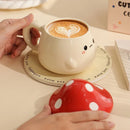 Axyaa Mushroom Mug with Lid 400ML