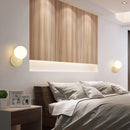 Axyaa Nordic Ball Wall Lamps in Cream White Yellow - Bedroom Living Room Hallway Lighting