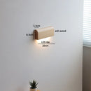 Axyaa Modern Minimalist Wooden LED Wall Lamp for Bedroom Stair Light