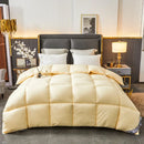 Axyaa Goose Down Comforter - Thick California Super King Size for Winter Warmth