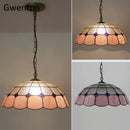 Axyaa Diamond Square Stained Glass Pendant Light for Home Decor