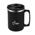 Axyaa Double Wall Stainless Steel Coffee Mug with Handle - Leak-proof Insulated Cup
