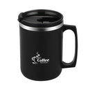 Axyaa Double Wall Stainless Steel Coffee Mug with Handle - Leak-proof Insulated Cup