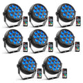 Axyaa Mini RGB LED Par Lights Stage Lighting for DJ Disco Party Club Wedding