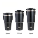 Axyaa Double Wall Thermal Coffee Cup Stainless Steel Insulated Large Capacity Water Bottle