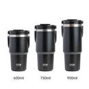 Axyaa Stainless Steel Thermal Coffee Cup Double Insulation Large Capacity Water Bottle