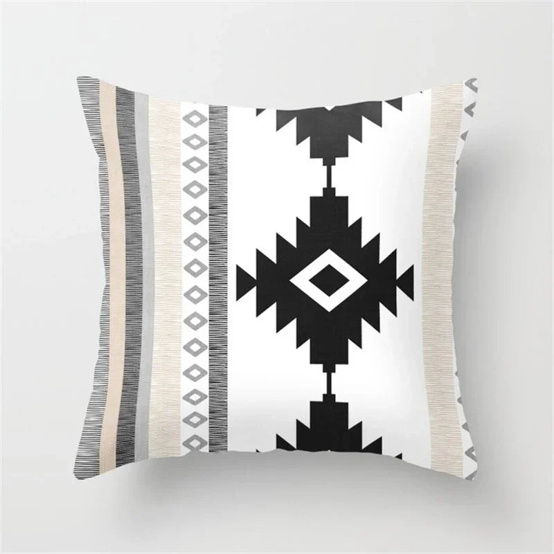 Axyaa Geometric Plaids Cushion Cover Pillowcase 45*45cm