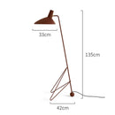 Axyaa Nordic Retro Duckbill Floor Lamp Modern Tripod Table Light Iron Decoration LED
