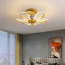 Axyaa Nordic Minimalist Ceiling Fan Lamp for Modern Living Spaces