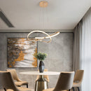 Axyaa Modern LED Pendant Chandelier for Kitchen, Bar, Dining Room