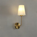 Axya Modern Linen Elbow Wall Lamps - Nordic Minimalist Lighting Fixtures
