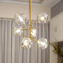 Axyaa Nordic Living Room Chandelier - Modern Lighting for Home, Coffee Shop, and Dining Area