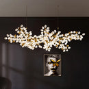 Axyaa Gold Grape Chandelier Glass Pendant Lights for Living Room and Kitchen
