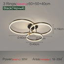 Axyaa Nordic LED Ceiling Lamp - Modern Bedroom Lighting