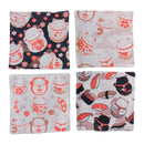 Korean Cartoon Cat Coasters Set by Axya - Cute Cotton Linen Insulation Pad
