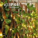 Axyaa Solar Vine String Lights - Waterproof Outdoor Fairy Lights for Christmas Garden