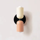 Axyaa Nordic LED Wall Lamp: Simple Macaron Design for Bedroom, Living Room Lighting