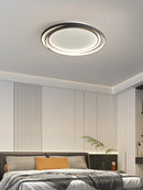 Axyaa Circular LED Bedroom Ceiling Lamp - Modern Nordic Minimalist Lighting for Home