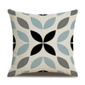 Axyaa Blue Deltoid Geometry Pillow Cover 45*45cm for Living Room, Bedroom, Sofa, Car